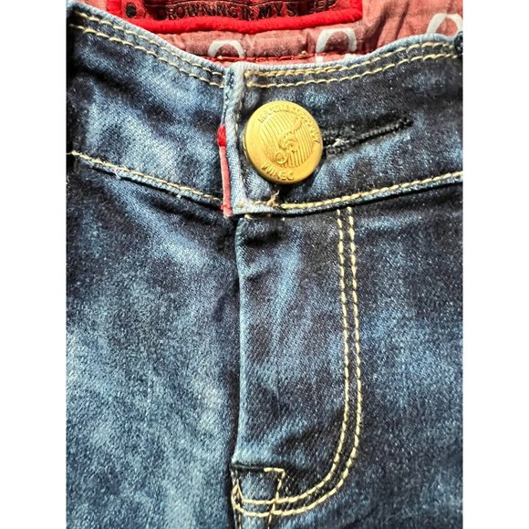 Maxime Cossoguy Jeans Womens 27 Blue Denim Pocketed Belted Zip Ladies‎ 27x33 - Picture 2 of 14